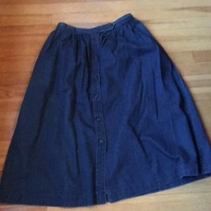 Denim skirt